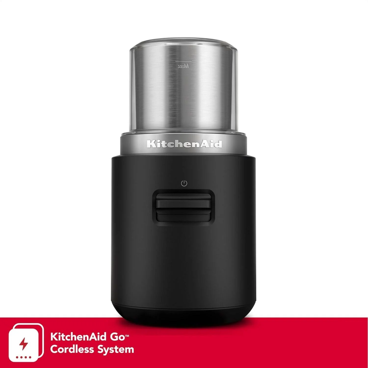 KitchenAid Go™ Cordless Blade Coffee Grinder in Black Matte - Battery Sold Separately (KBGR100BM) - Image 6