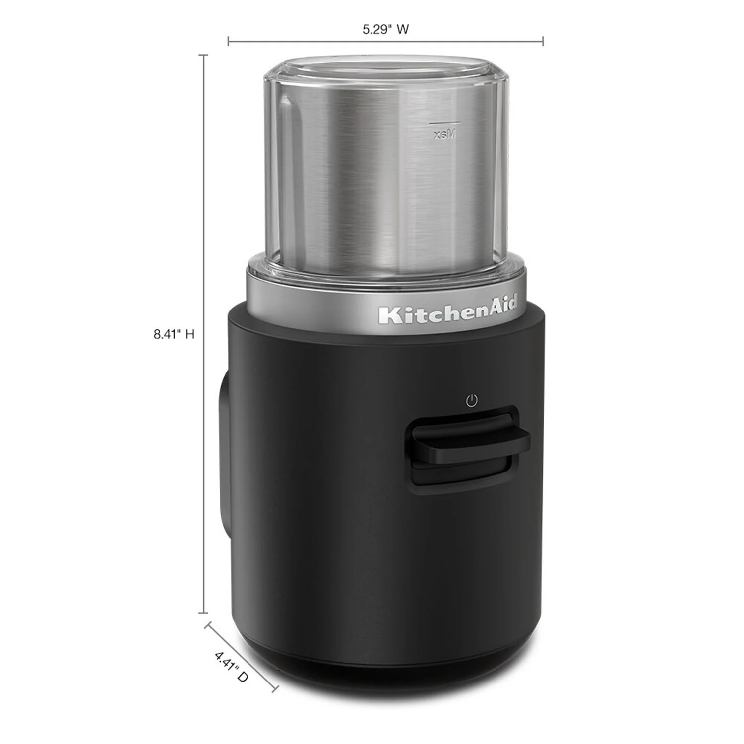 KitchenAid Go™ Cordless Blade Coffee Grinder in Black Matte - Battery Sold Separately (KBGR100BM) - Image 9