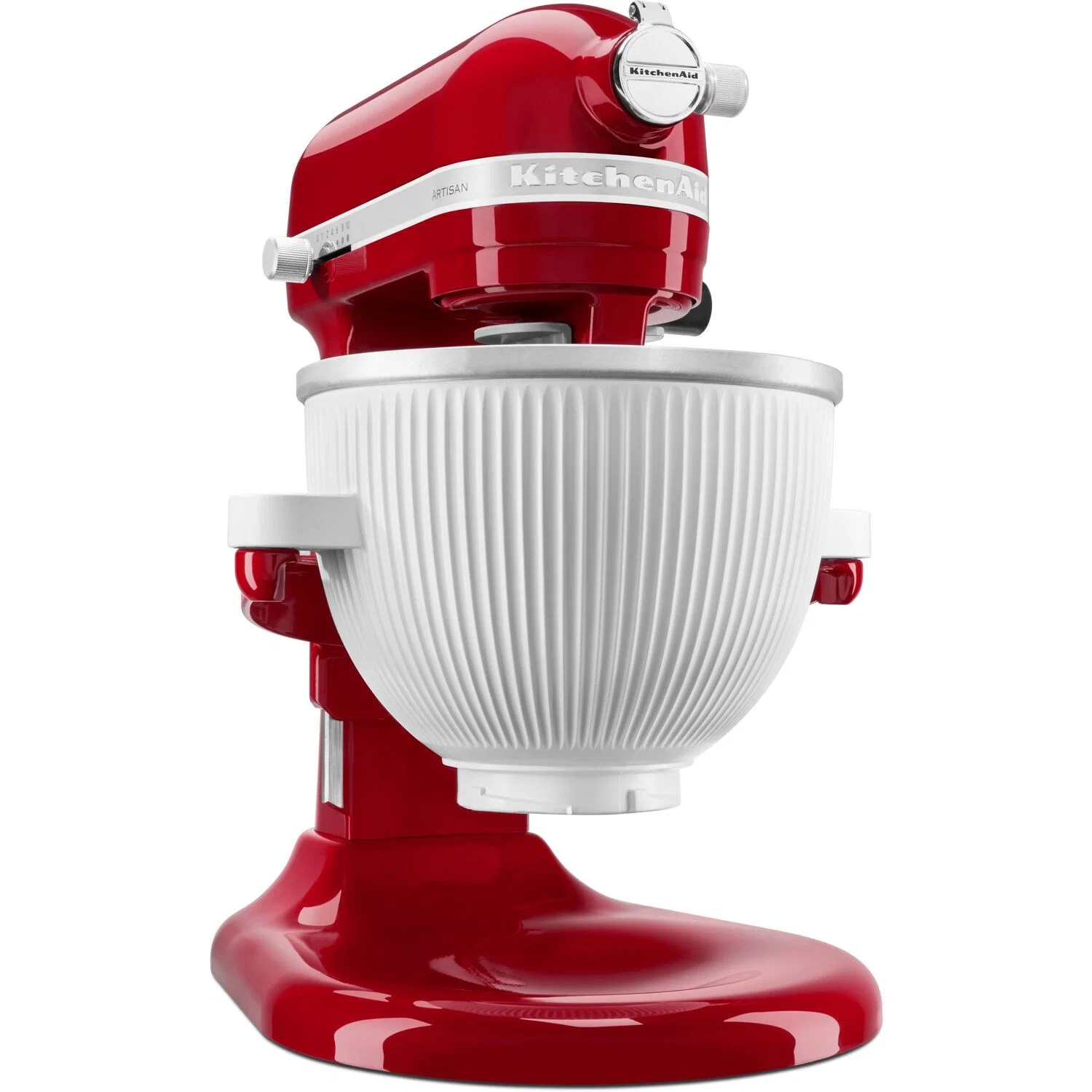 KitchenAid Ice Cream Maker Attachment for Stand Mixer in White (KSMICM) - Image 8