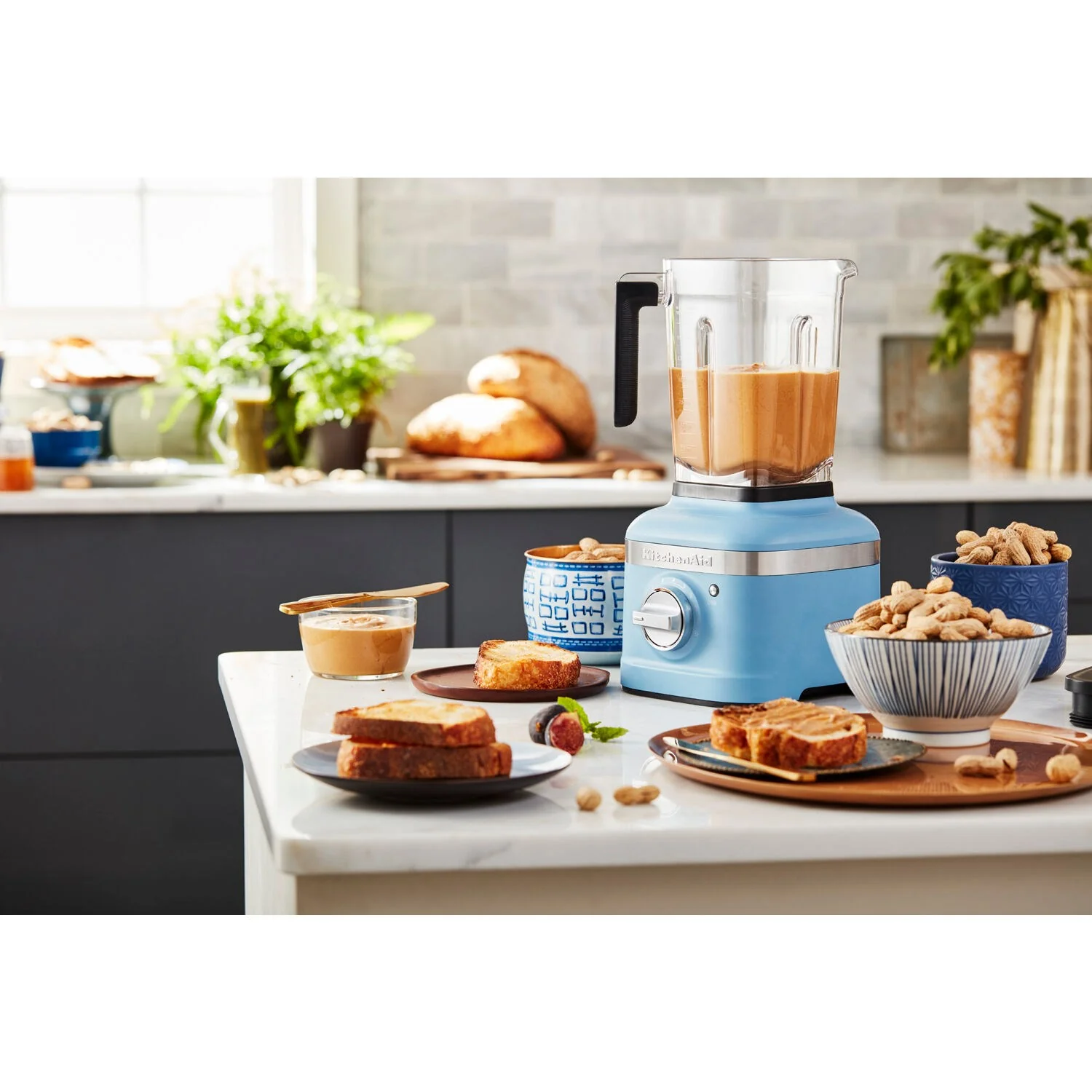 KitchenAid K400 Blender 1.5HP, 56oz. BPA free Jar in Blue Velvet (KSB4028VB) - Image 3