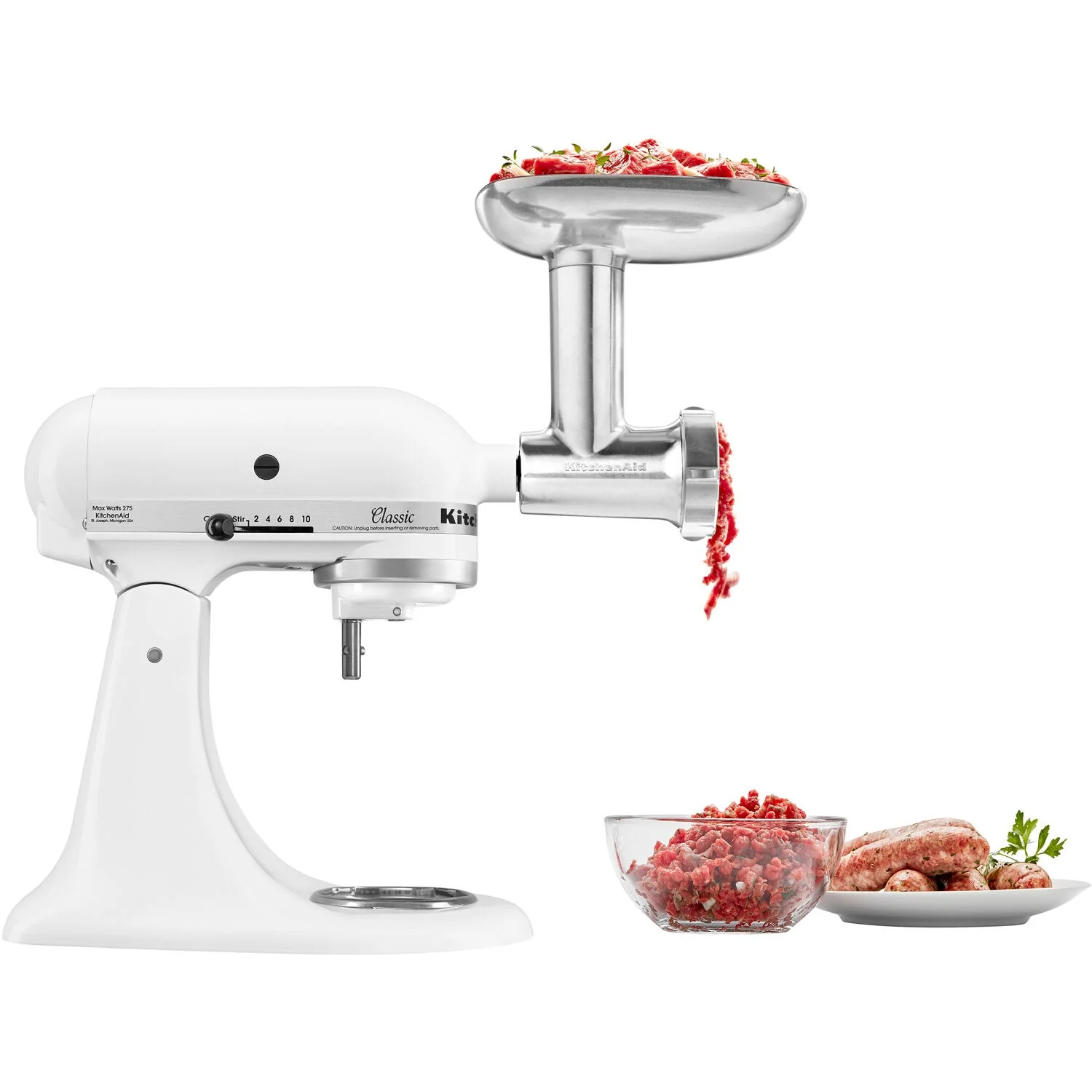 KitchenAid Metal Meat Food Grinder Attachment (KSMMGA) - Image 6