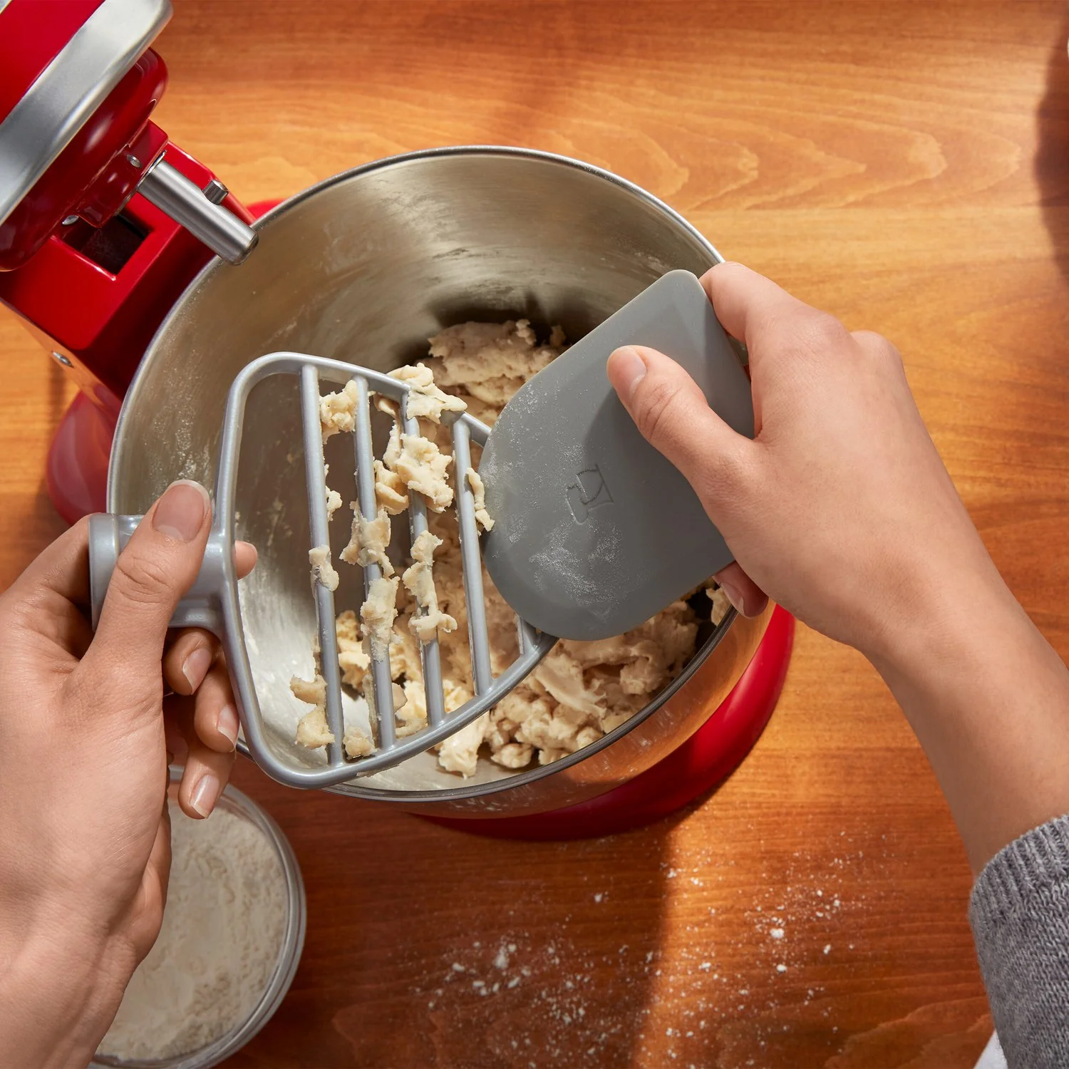 KitchenAid Pastry Beater for 4.5/5Q Tilt Head Stand Mixers in Silver (KSMPB5) - Image 4