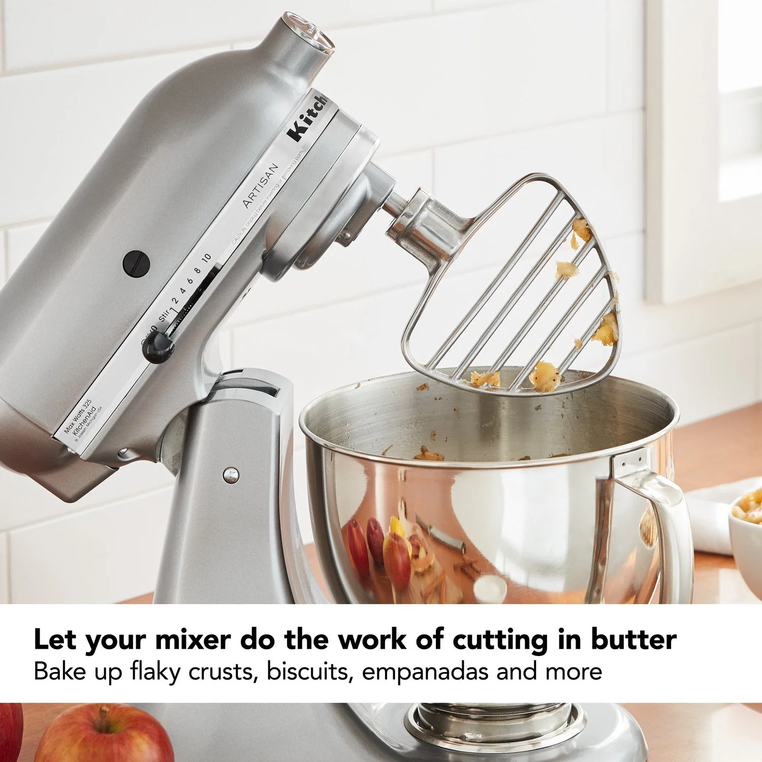 KitchenAid Pastry Beater for 4.5/5Q Tilt Head Stand Mixers in Silver (KSMPB5) - Image 8