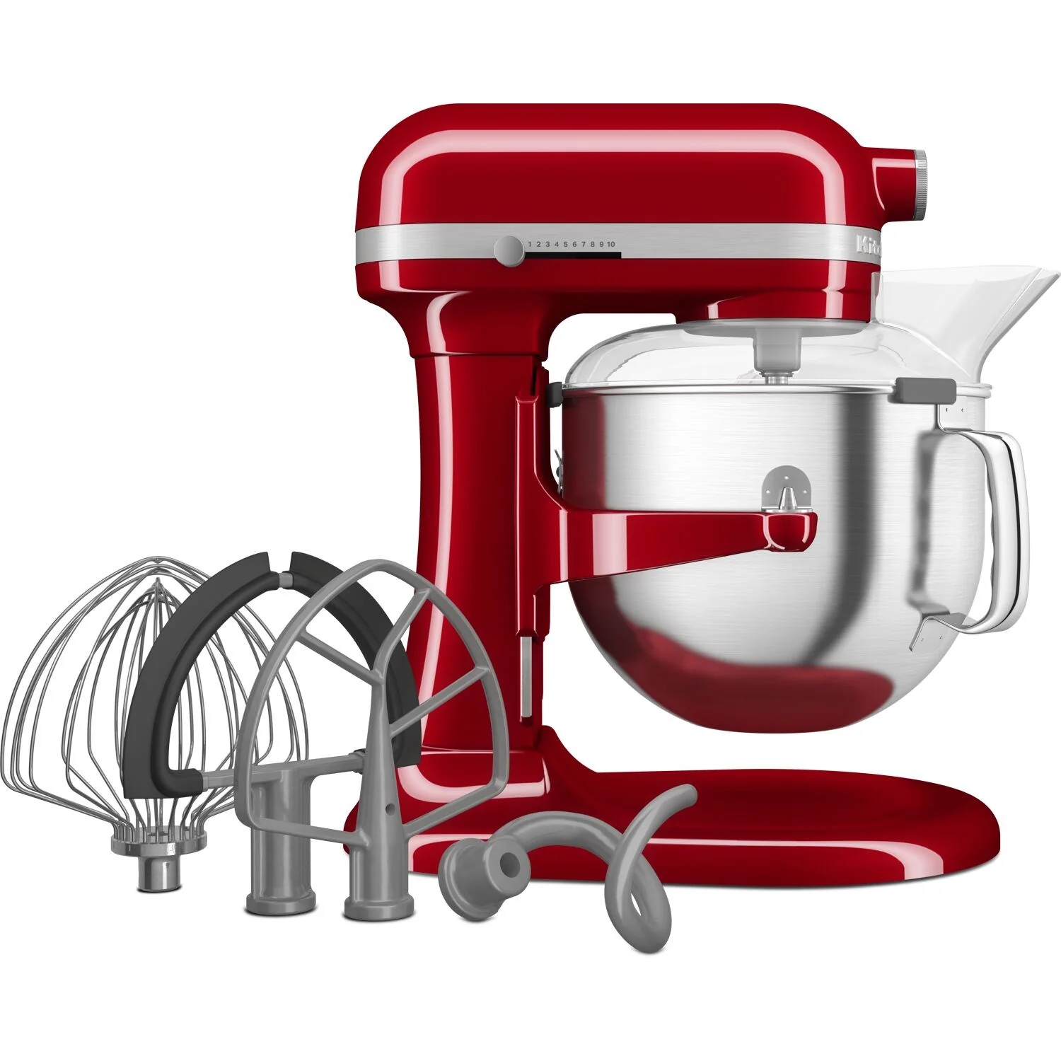 KitchenAid Stand Mixer, 7-Quart Bowl Lift, 11 Speeds in Empire Red (KSM70SKXXER) - Image 9