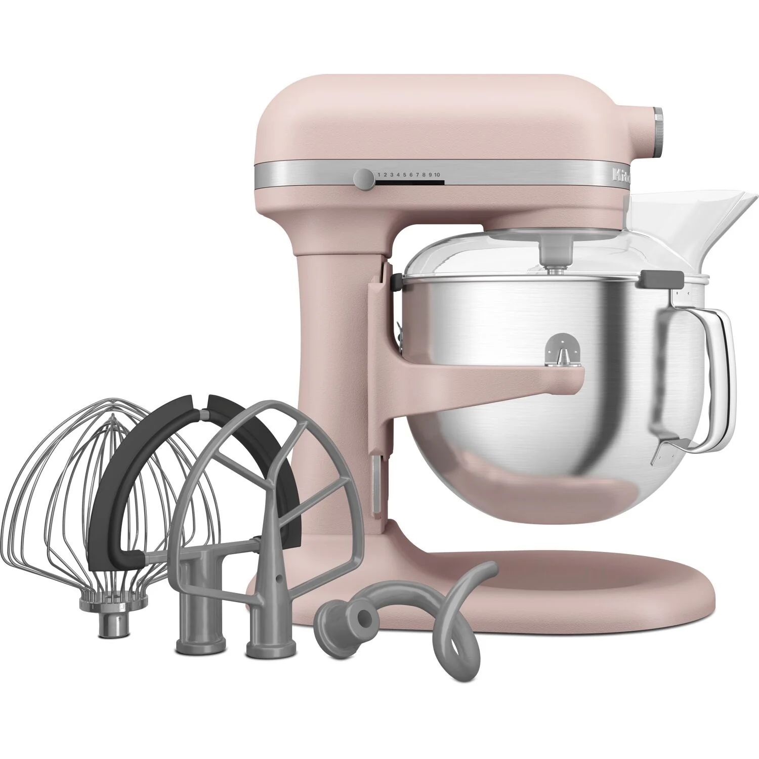 KitchenAid Stand Mixer, 7 Quart Bowl Lift, 11 Speeds in Feather Pink (KSM70SKXXFT) - Image 7