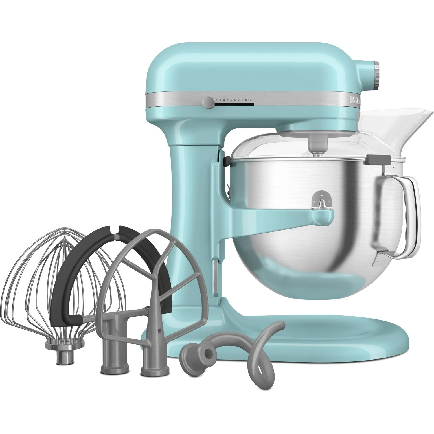 KitchenAid Stand Mixer, 7 Quart Bowl Lift, 11 Speeds in Mineral Water (KSM70SKXXMI) - Image 7
