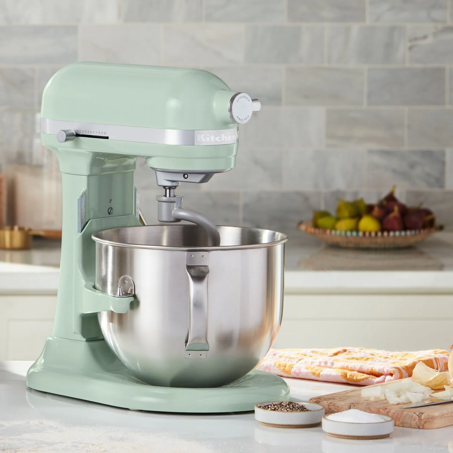 KitchenAid Stand Mixer, 7 Quart Bowl Lift, 11 Speeds in Pistachio (KSM70SKXXPT) - Image 2