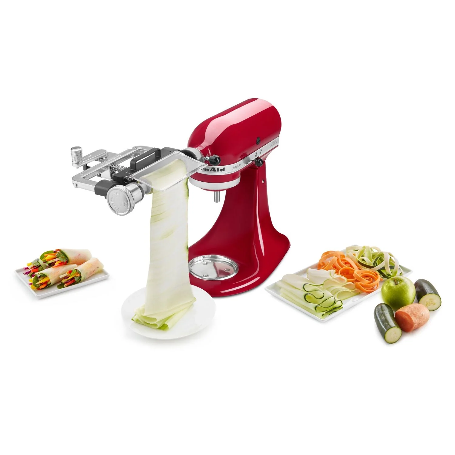 KitchenAid Vegetable Sheet Cutter Attachement with Noodle Blade (KSM2SCA) - Image 2