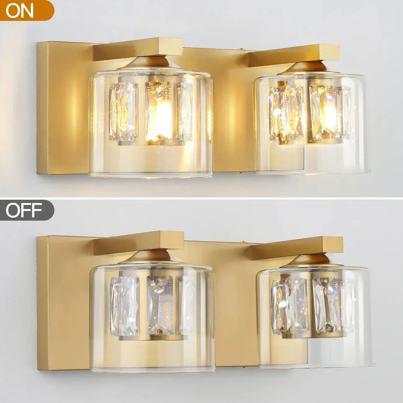 Parrrot Uncle Kolt Modern 2-Light Bathroom Vanity Light - Image 14