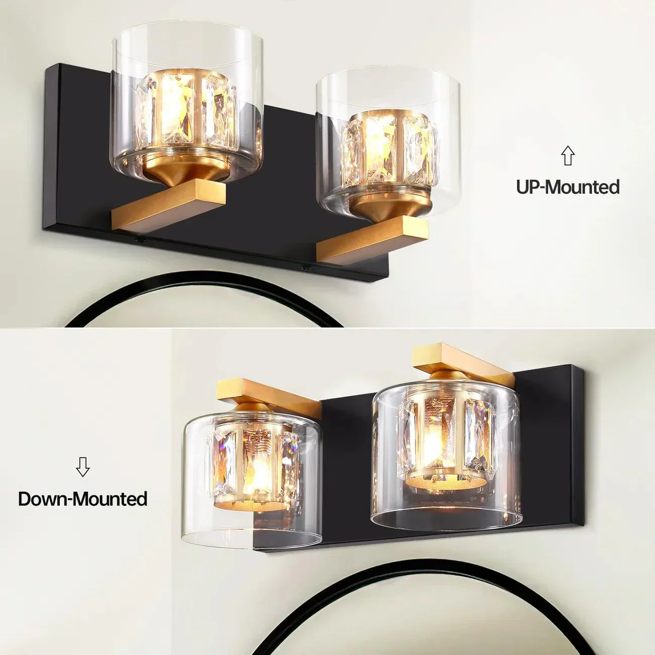 Parrrot Uncle Kolt Modern 2-Light Bathroom Vanity Light - Image 17