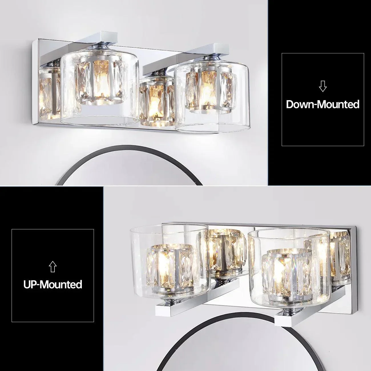 Parrrot Uncle Kolt Modern 2-Light Bathroom Vanity Light - Image 6