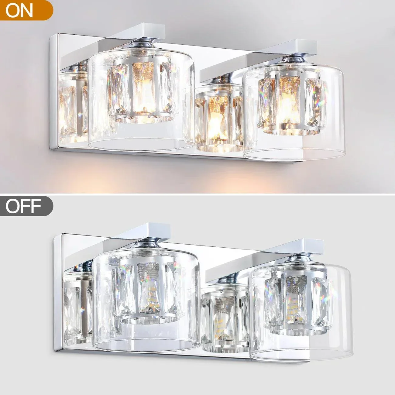 Parrrot Uncle Kolt Modern 2-Light Bathroom Vanity Light - Image 8