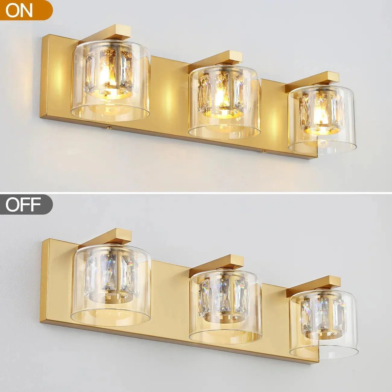 Parrot Uncle Kolt Modern 3-Light Bathroom Vanity Light - Image 15