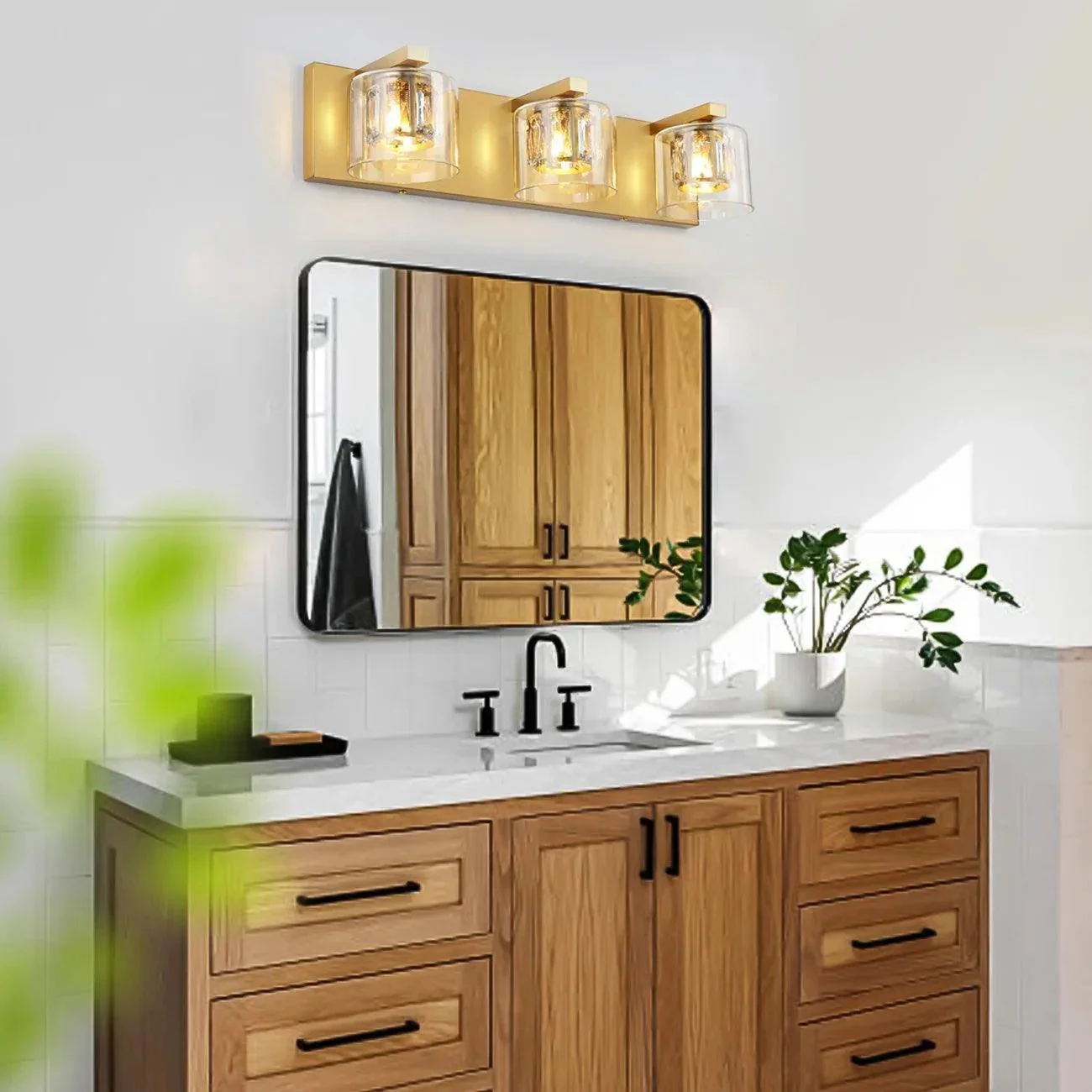 Parrot Uncle Kolt Modern 3-Light Bathroom Vanity Light - Image 9