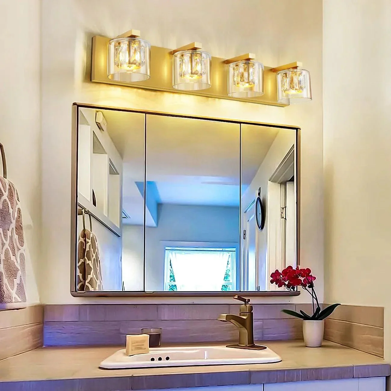 Parrot Uncle Kolt Modern 4-Light Bathroom Vanity Light - Image 16