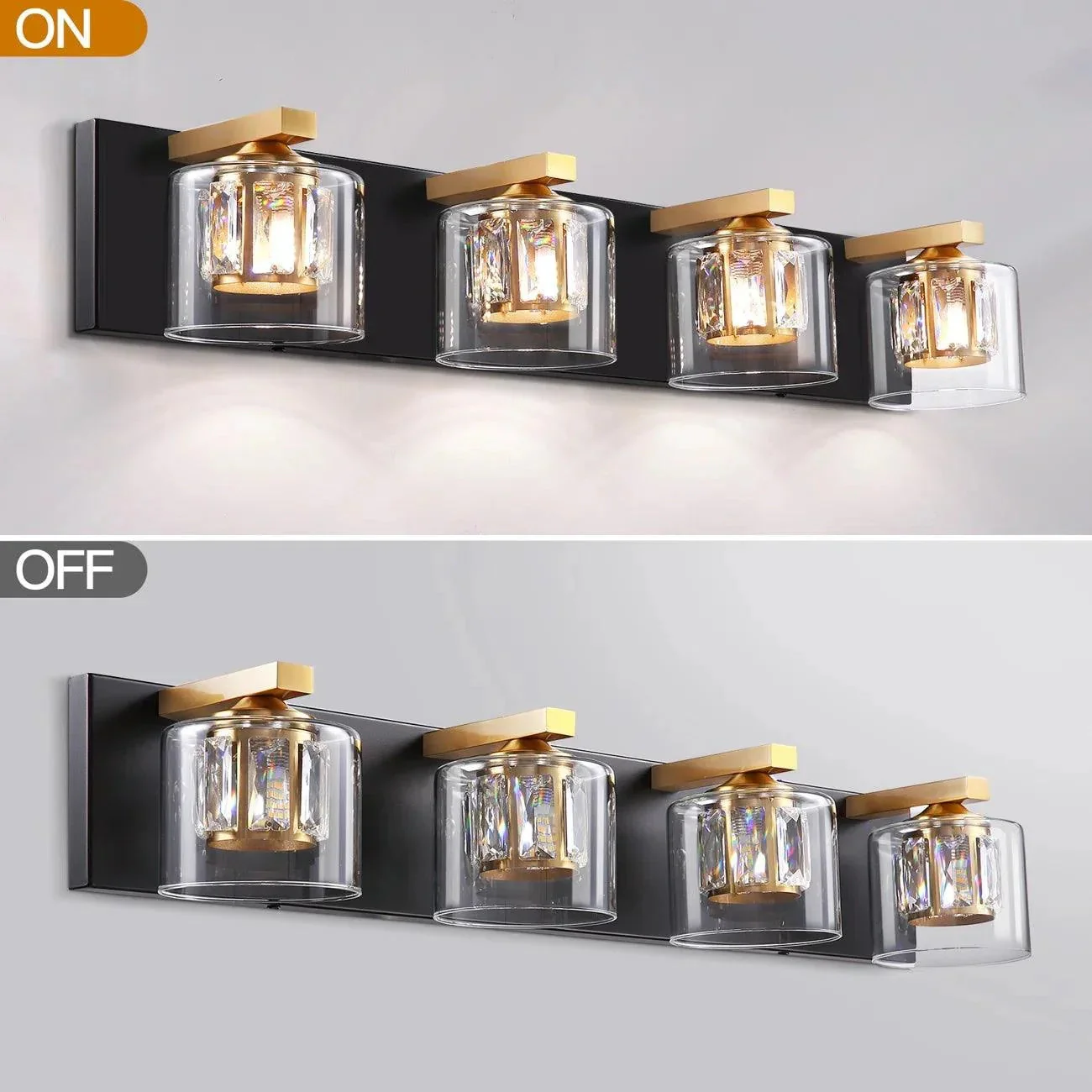 Parrot Uncle Kolt Modern 4-Light Bathroom Vanity Light - Image 23