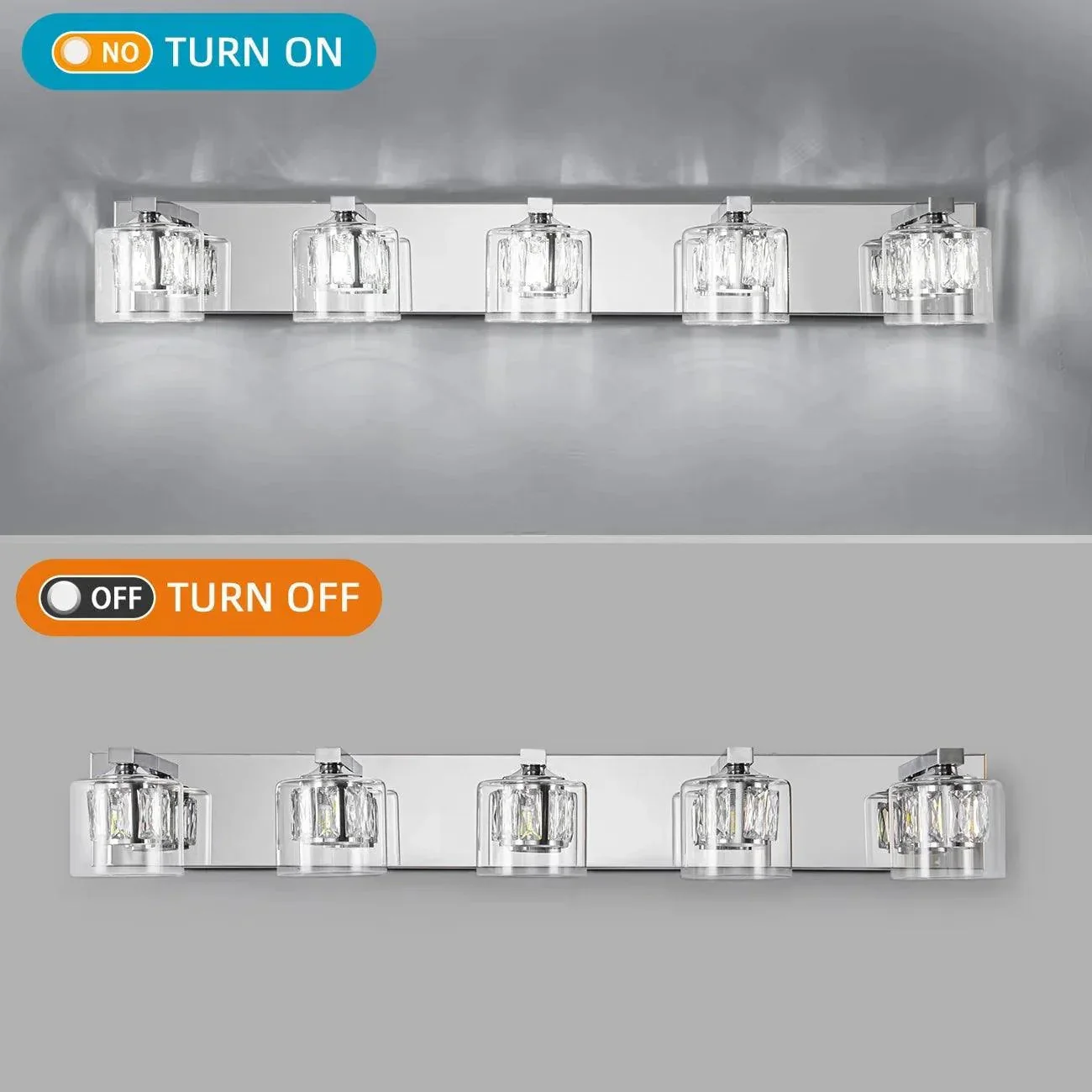 Parrot Uncle Kolt Modern 5-Light Bathroom Vanity Light - Image 6