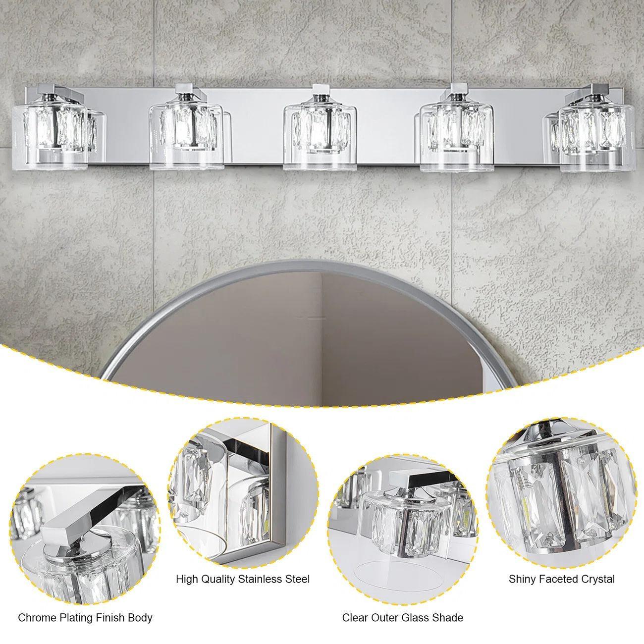 Parrot Uncle Kolt Modern 5-Light Bathroom Vanity Light - Image 9