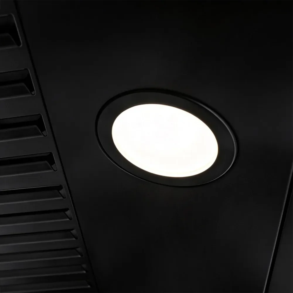 Kostch 30-Inch 600 CFM Convertible Wall-Mounted Range Hood in Black (KOS-30RH09M) - Image 4