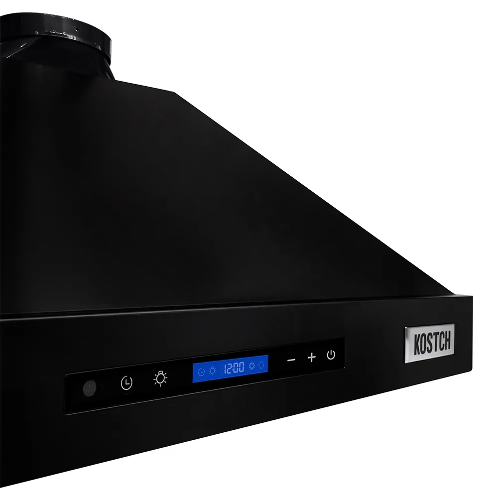 Kostch 30-Inch 600 CFM Convertible Wall-Mounted Range Hood in Black (KOS-30RH09M) - Image 5