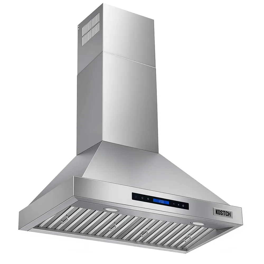 Kostch 30-Inch 600 CFM Convertible Wall-Mounted Range Hood in Stainless Steel (KOS-30RH09M) - Image 3