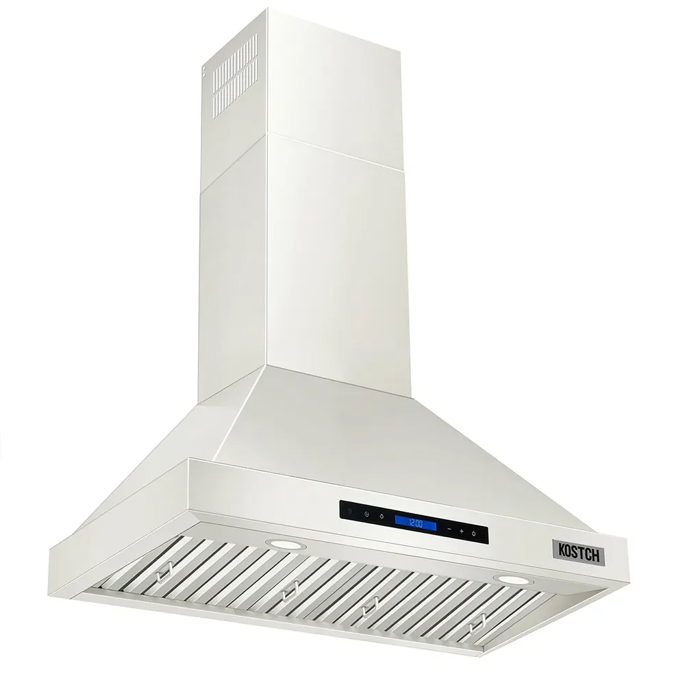 Kostch 30-Inch 600 CFM Convertible Wall-Mounted Range Hood in White (KOS-30RH09M) - Image 3