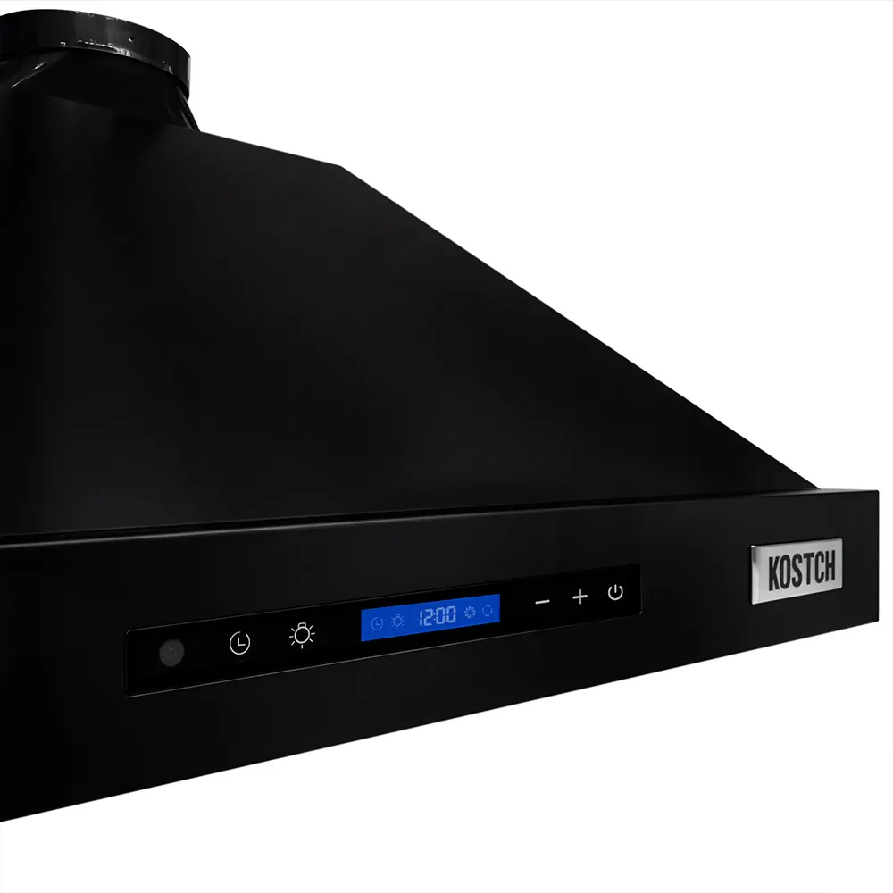 Kostch 36-Inch 600 CFM Convertible Wall-Mounted Range Hood in Black (KOS-36RH09M) - Image 3