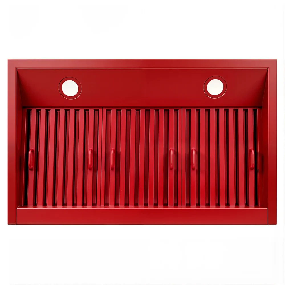 Kostch 36-Inch 600 CFM Convertible Wall-Mounted Range Hood in Red (KOS-36RH09M) - Image 5