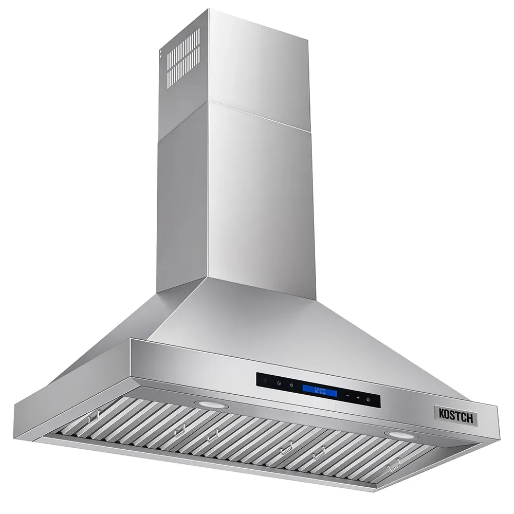 Kostch 36-Inch 600 CFM Convertible Wall-Mounted Range Hood in Stainless Steel (KOS-36RH09M) - Image 3