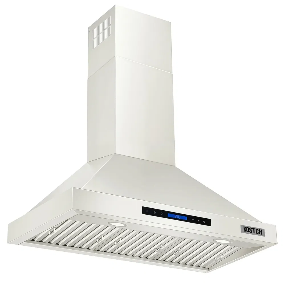 Kostch 36-Inch 600 CFM Convertible Wall-Mounted Range Hood in White (KOS-36RH09M) - Image 3