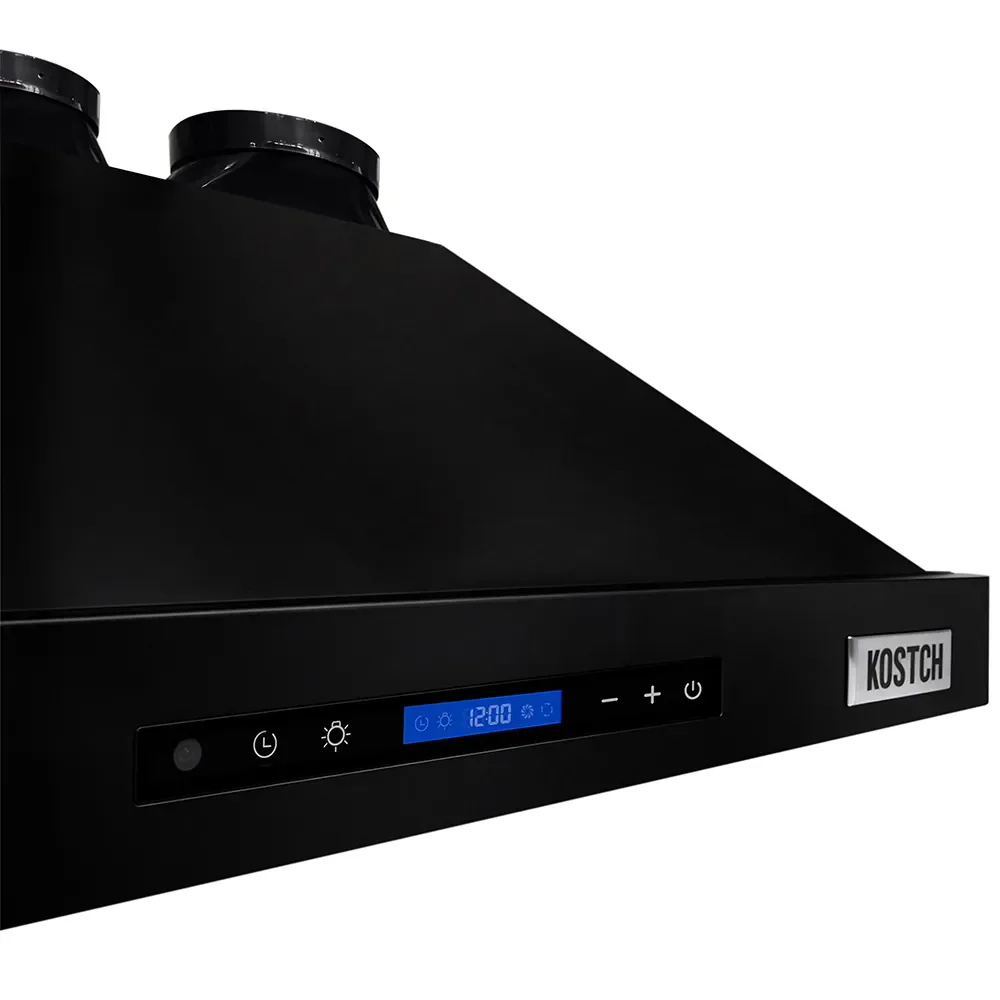 Kostch 48-Inch 1200 CFM Convertible Wall-Mounted Range Hood in Black (KOS-48RH09M) - Image 4