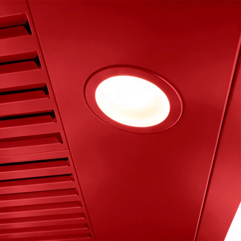 Kostch 48-Inch 1200 CFM Convertible Wall-Mounted Range Hood in Red (KOS-48RH09M) - Image 5