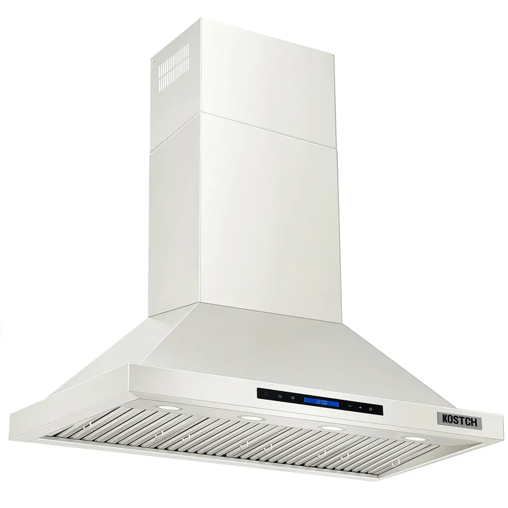Kostch 48-Inch 1200 CFM Convertible Wall-Mounted Range Hood in White (KOS-48RH09M) - Image 3