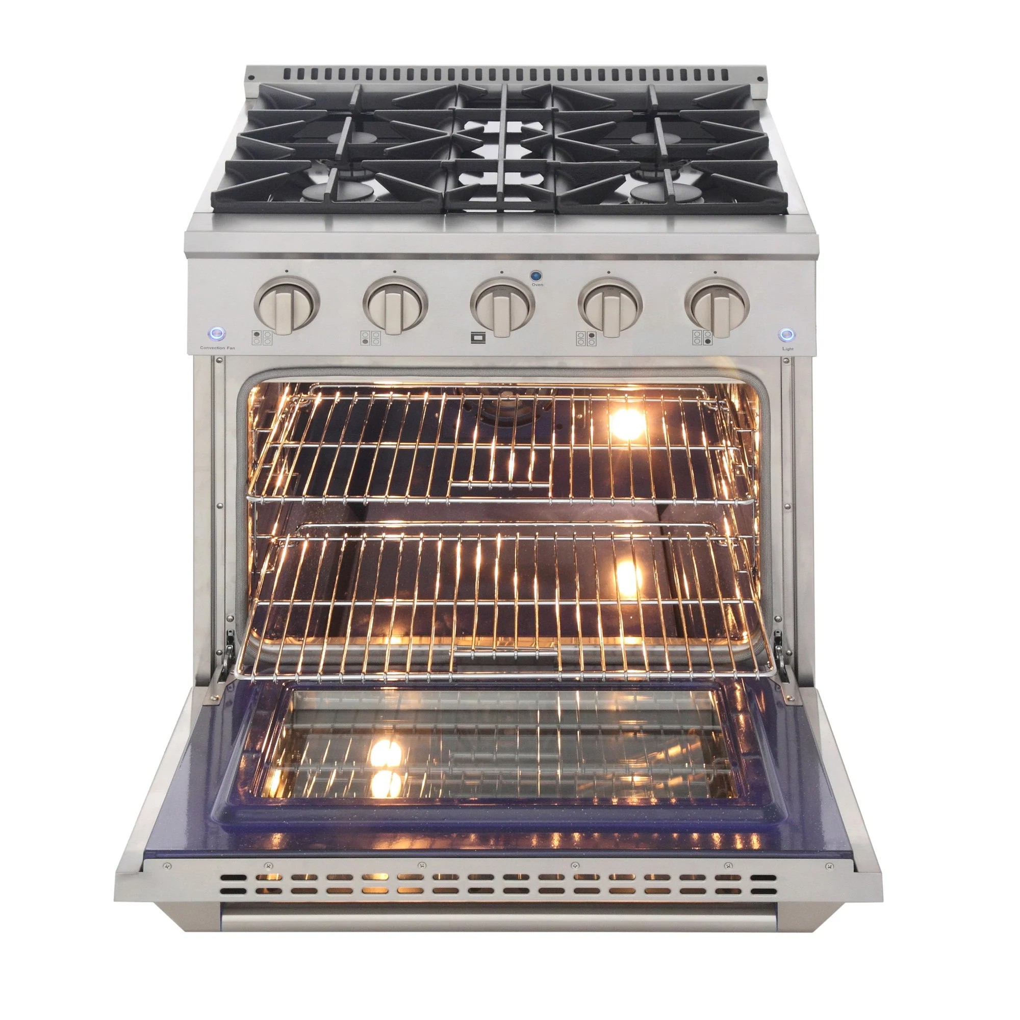 Kucht 30-Inch Pro-Style Dual Fuel Range with Propane Gas in Stainless Steel (KDF302/LP-S) - Image 4