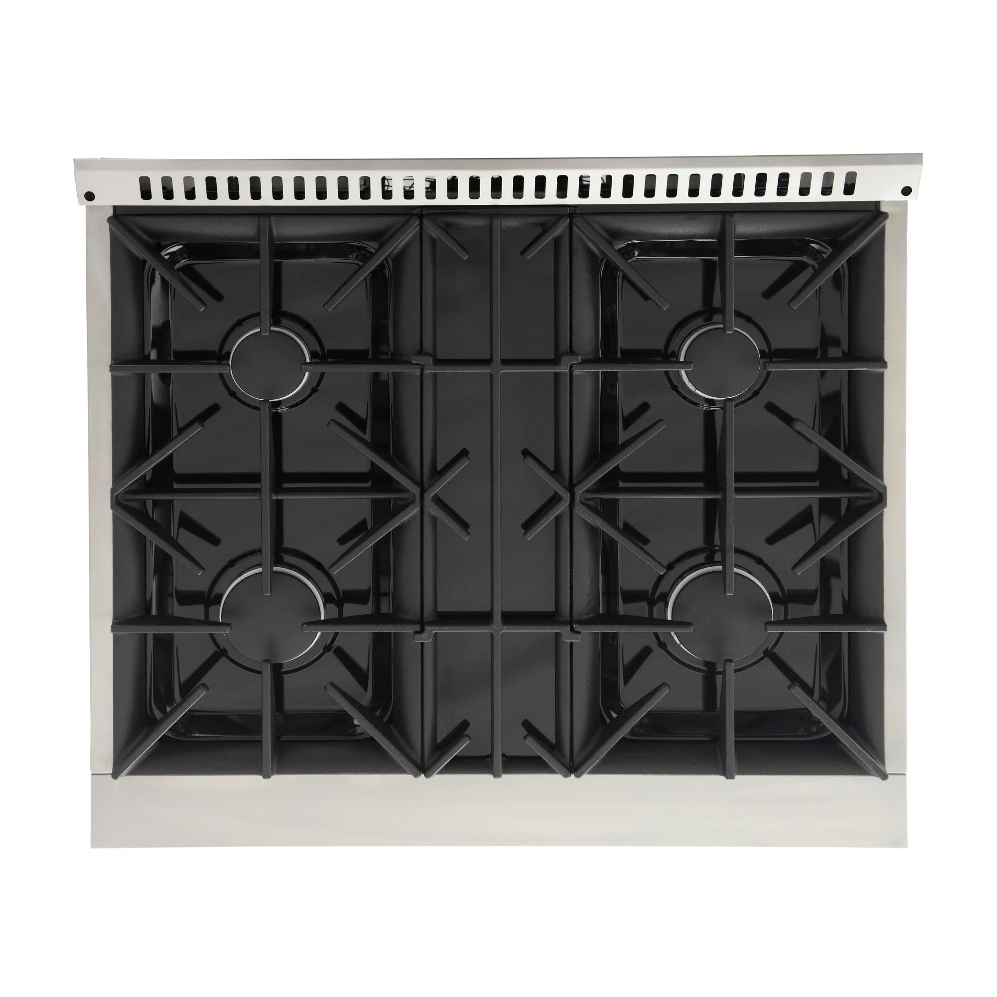 Kucht 30-Inch Pro-Style Dual Fuel Range with Propane Gas in Stainless Steel with Black Oven Door (KDF302/LP-K) - Image 6