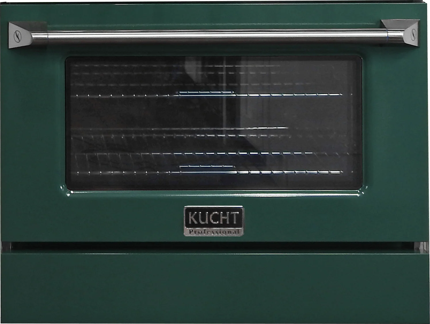 Kucht 30-Inch Pro-Style Dual Fuel Range with Propane Gas in Stainless Steel with Green Oven Door (KDF302/LP-G) - Image 11