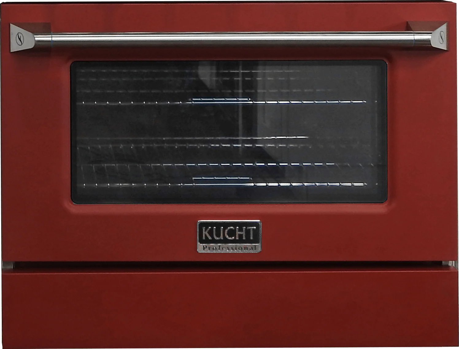 Kucht 30-Inch Pro-Style Dual Fuel Range with Propane Gas in Stainless Steel with Red Oven Door (KDF302/LP-R) - Image 11