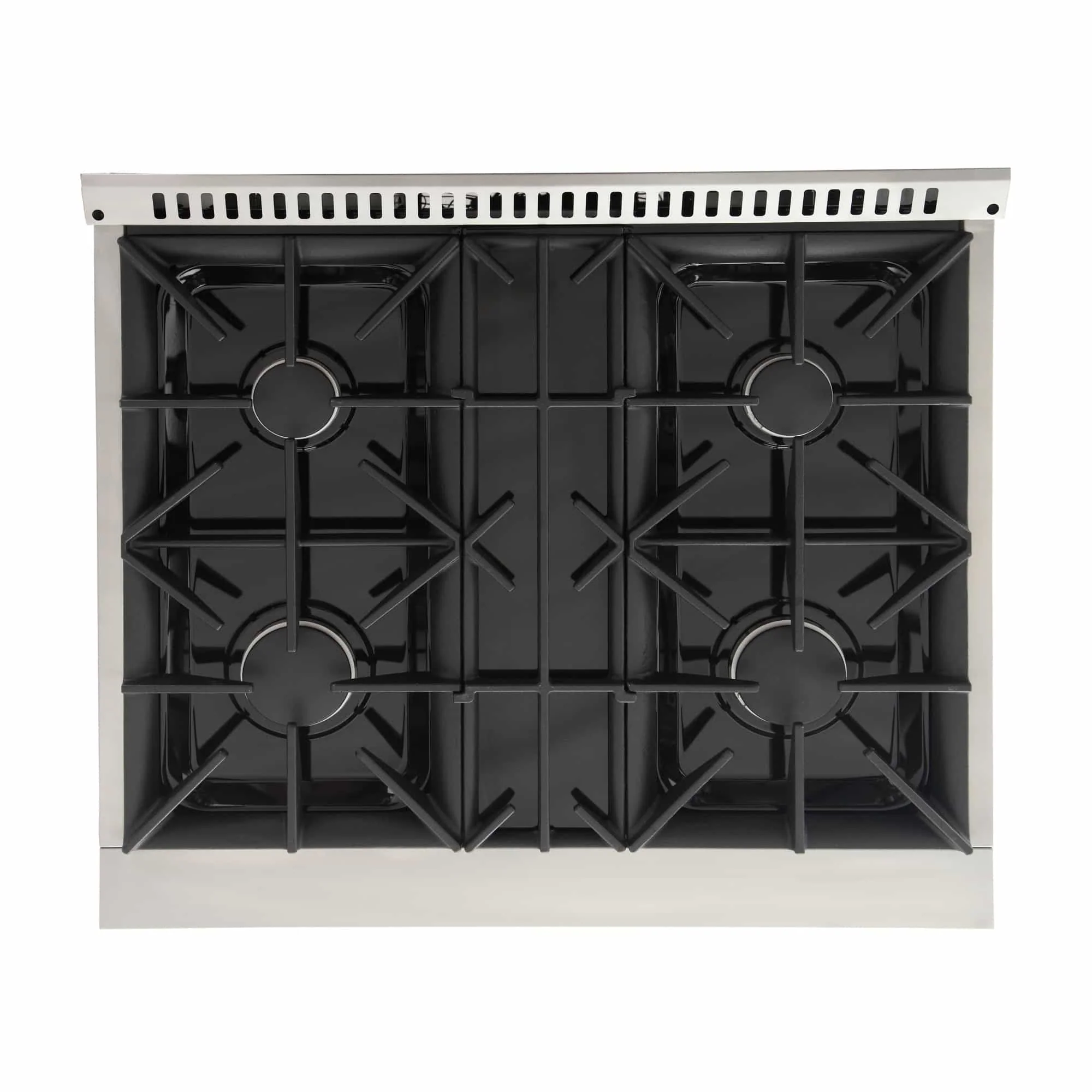 Kucht 30-Inch Pro-Style Dual Fuel Range with Propane Gas in Stainless Steel with White Oven Door (KDF302/LP-W) - Image 10