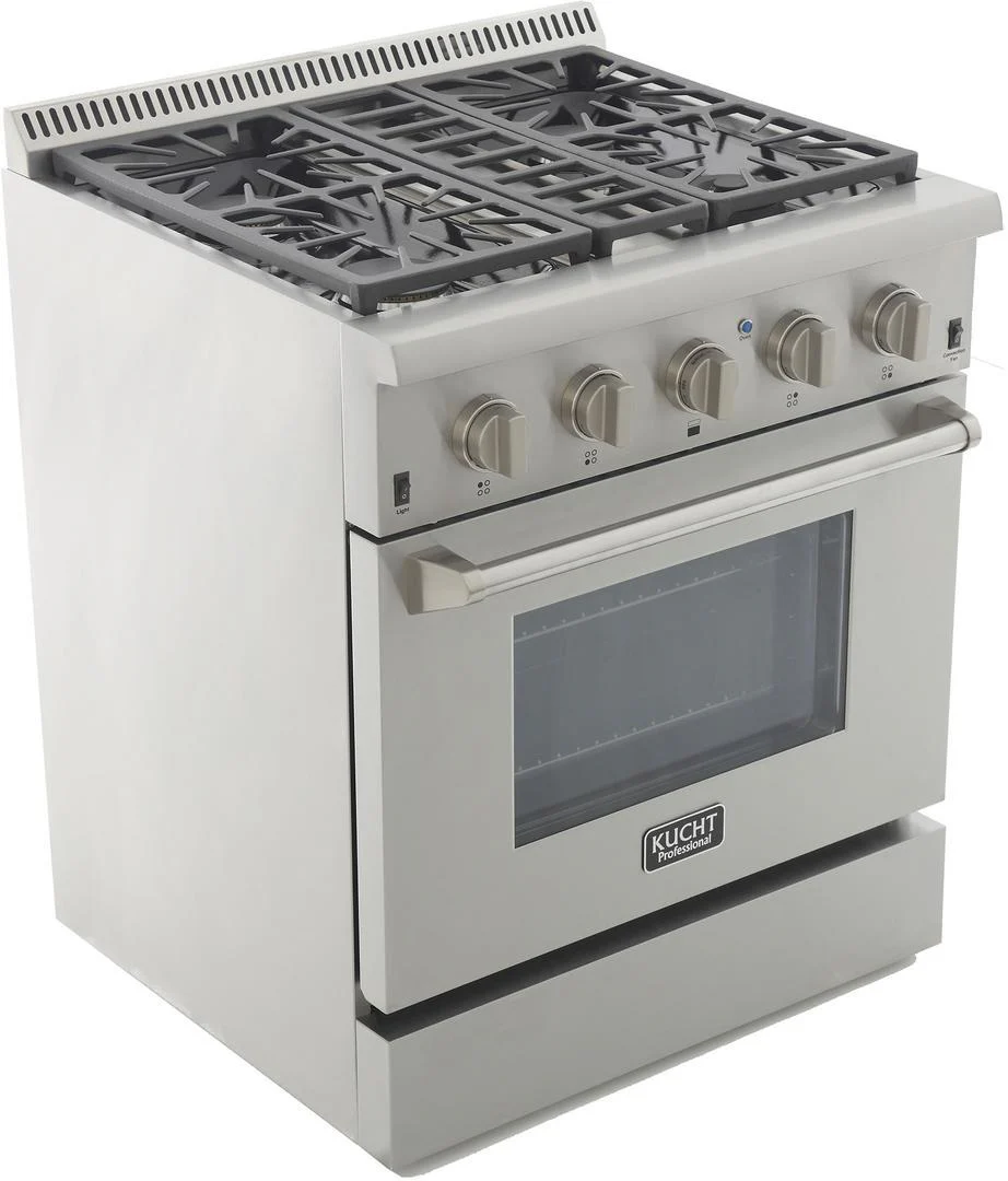 Kucht 30-Inch Propane Gas Range with 4.2 Cu. Ft. Convection Oven in Stainless Steel (KRG3080U/LP-S) - Image 12