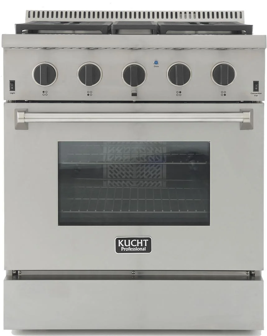Kucht 30-Inch Propane Gas Range with 4.2 Cu. Ft. Convection Oven in Stainless Steel (KRG3080U/LP-S) - Image 13
