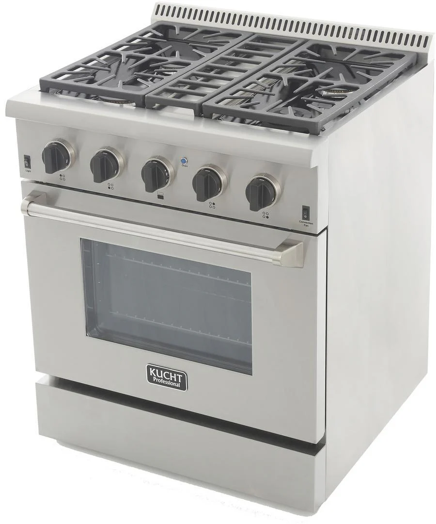 Kucht 30-Inch Propane Gas Range with 4.2 Cu. Ft. Convection Oven in Stainless Steel (KRG3080U/LP-S) - Image 18