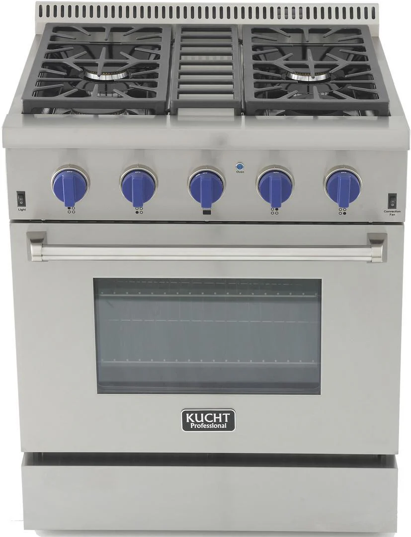 Kucht 30-Inch Propane Gas Range with 4.2 Cu. Ft. Convection Oven in Stainless Steel (KRG3080U/LP-S) - Image 26