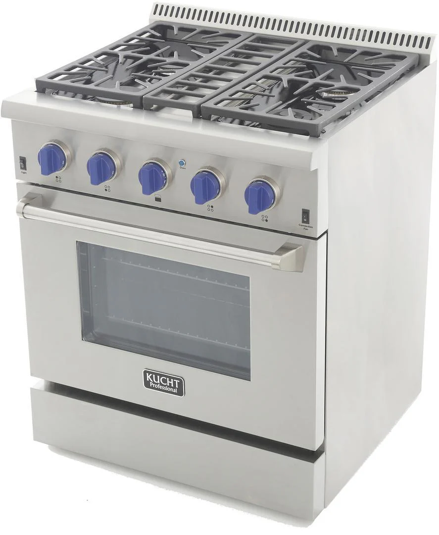 Kucht 30-Inch Propane Gas Range with 4.2 Cu. Ft. Convection Oven in Stainless Steel (KRG3080U/LP-S) - Image 32