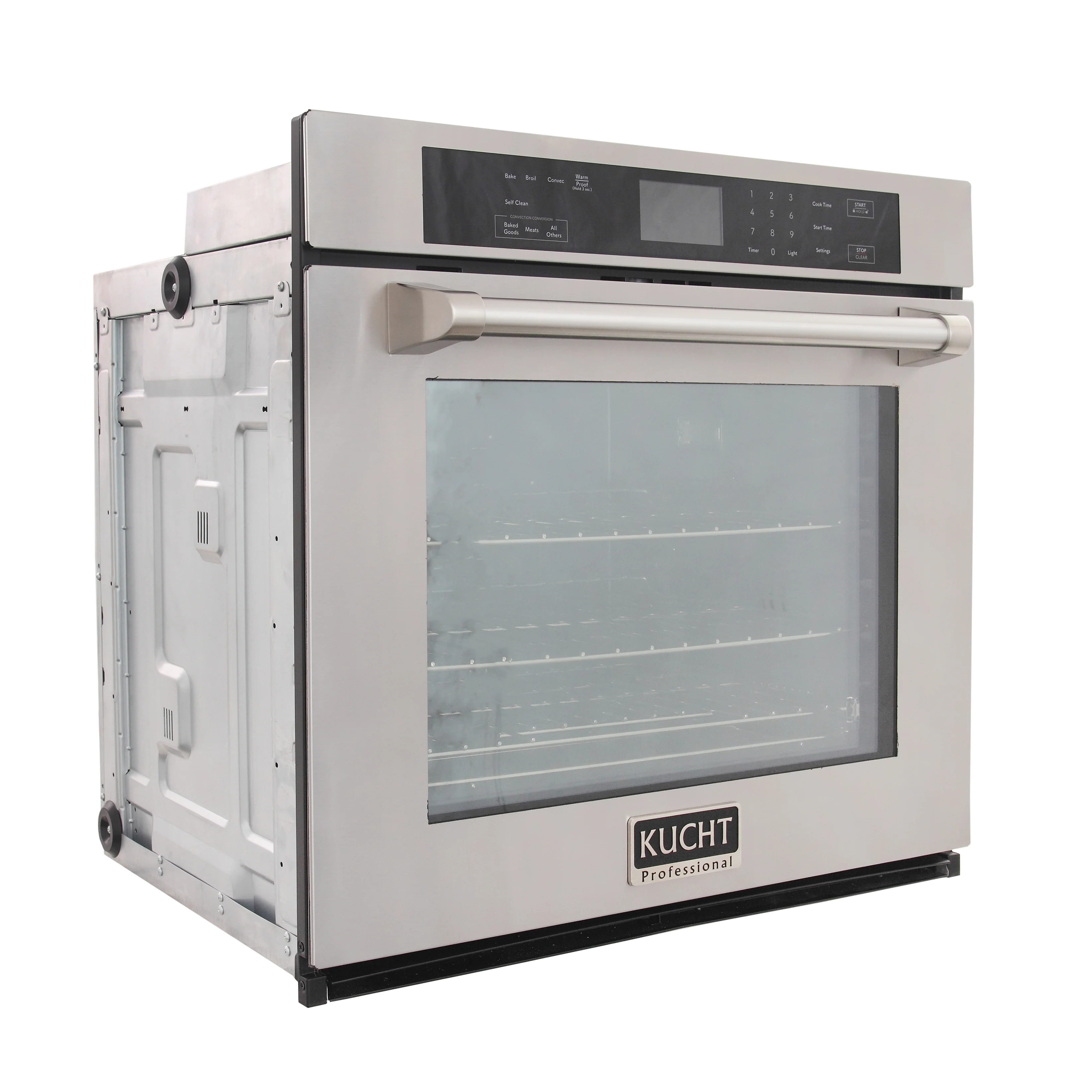 Kucht 30-Inch Single Electric Wall Oven with True Convection and Self-Cleaning in Stainless Steel (KWO310) - Image 3