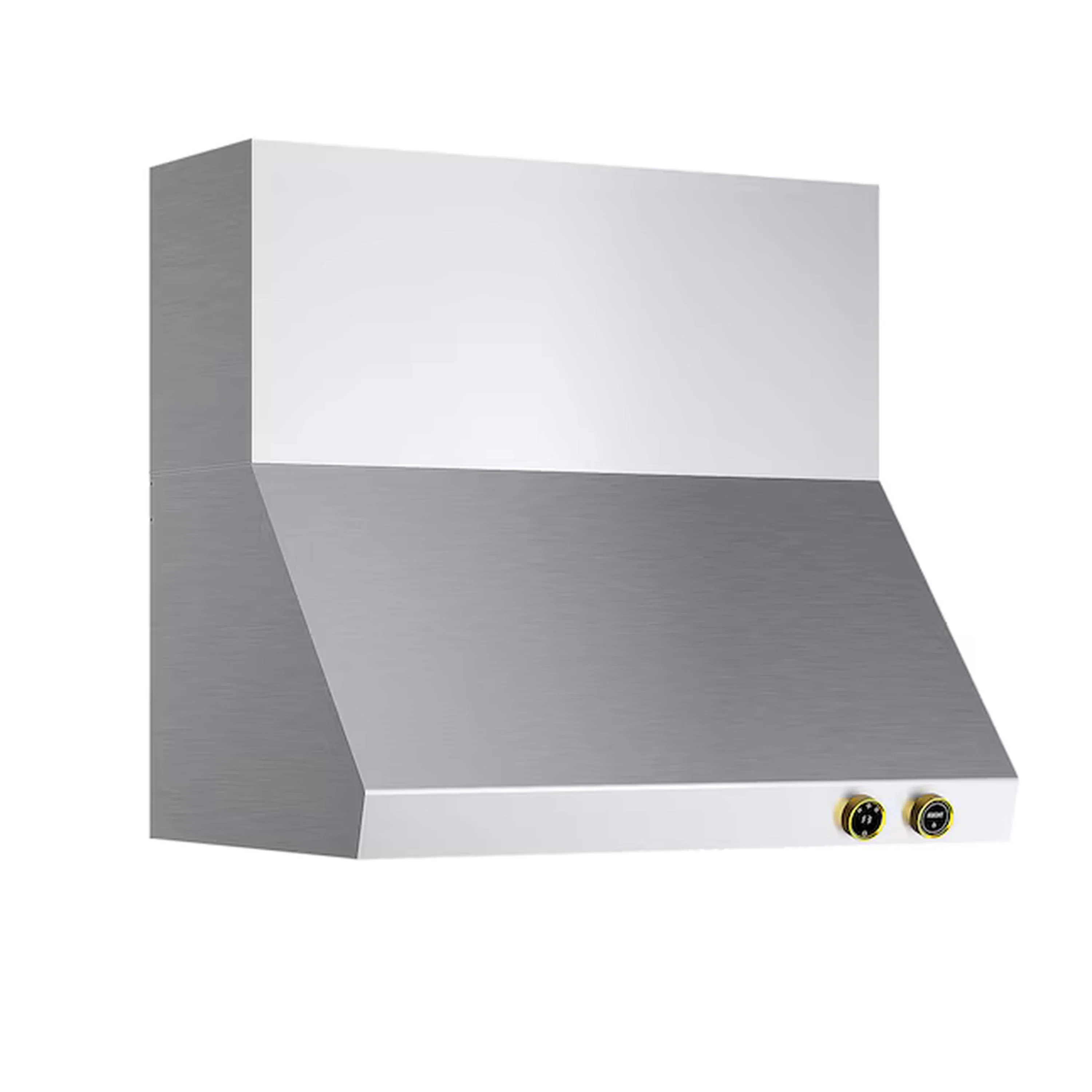 Kucht 36-Inch 900 CFM Ducted Wall Mount Range Hood in Stainless Steel with Gold Accents (KRH360-GL-C) - Image 2