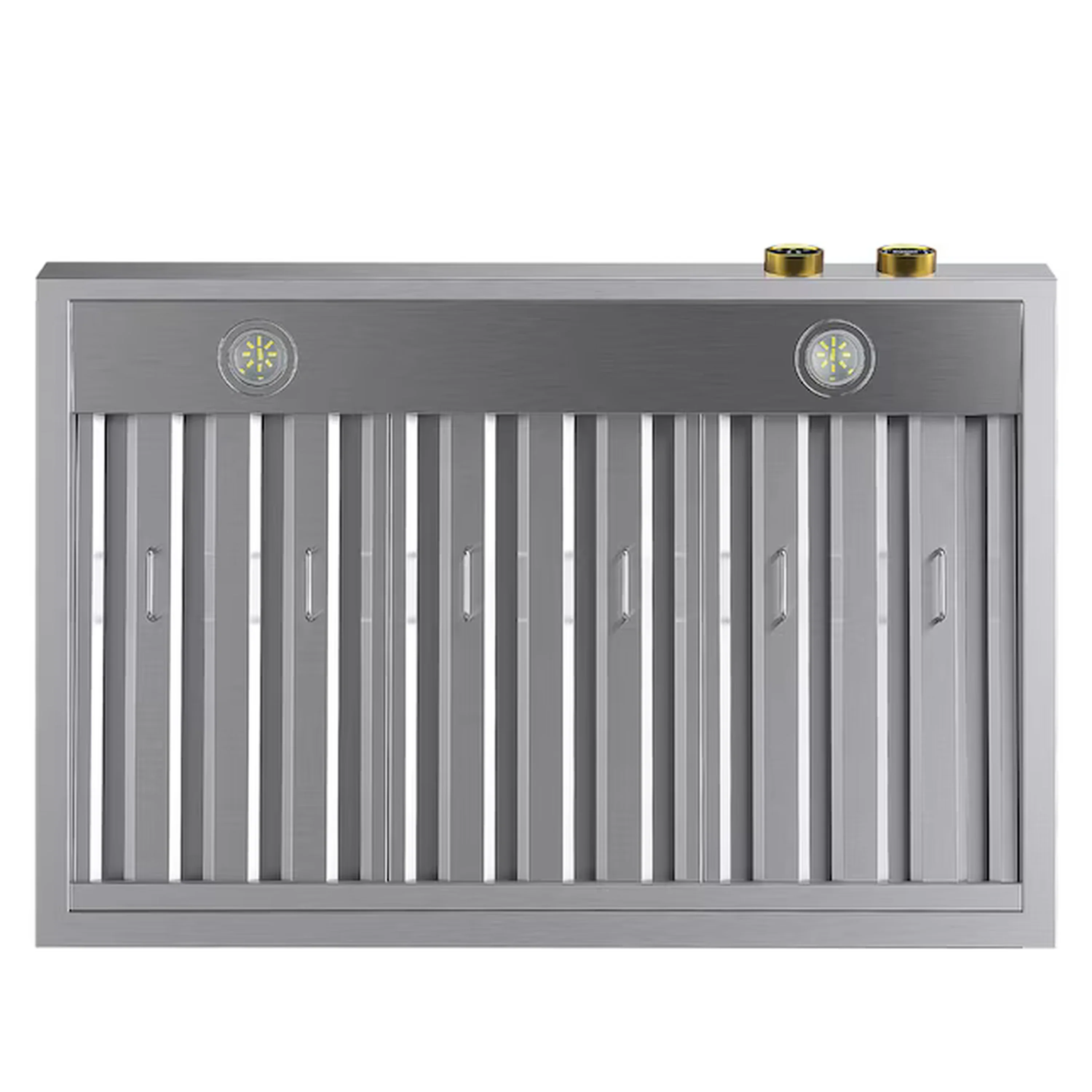 Kucht 36-Inch 900 CFM Ducted Wall Mount Range Hood in Stainless Steel with Gold Accents (KRH360-GL-C) - Image 3