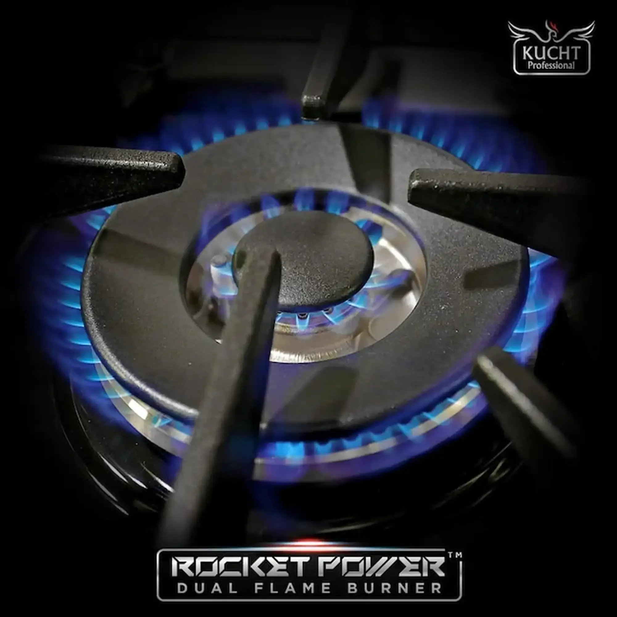 Kucht 36-Inch Pro-Style Dual Fuel Range in Propane Gas with  5.2 cu. ft. Electric Oven & 6 Gas Burners in Light Blue (KDF362/LP-LB) - Image 10