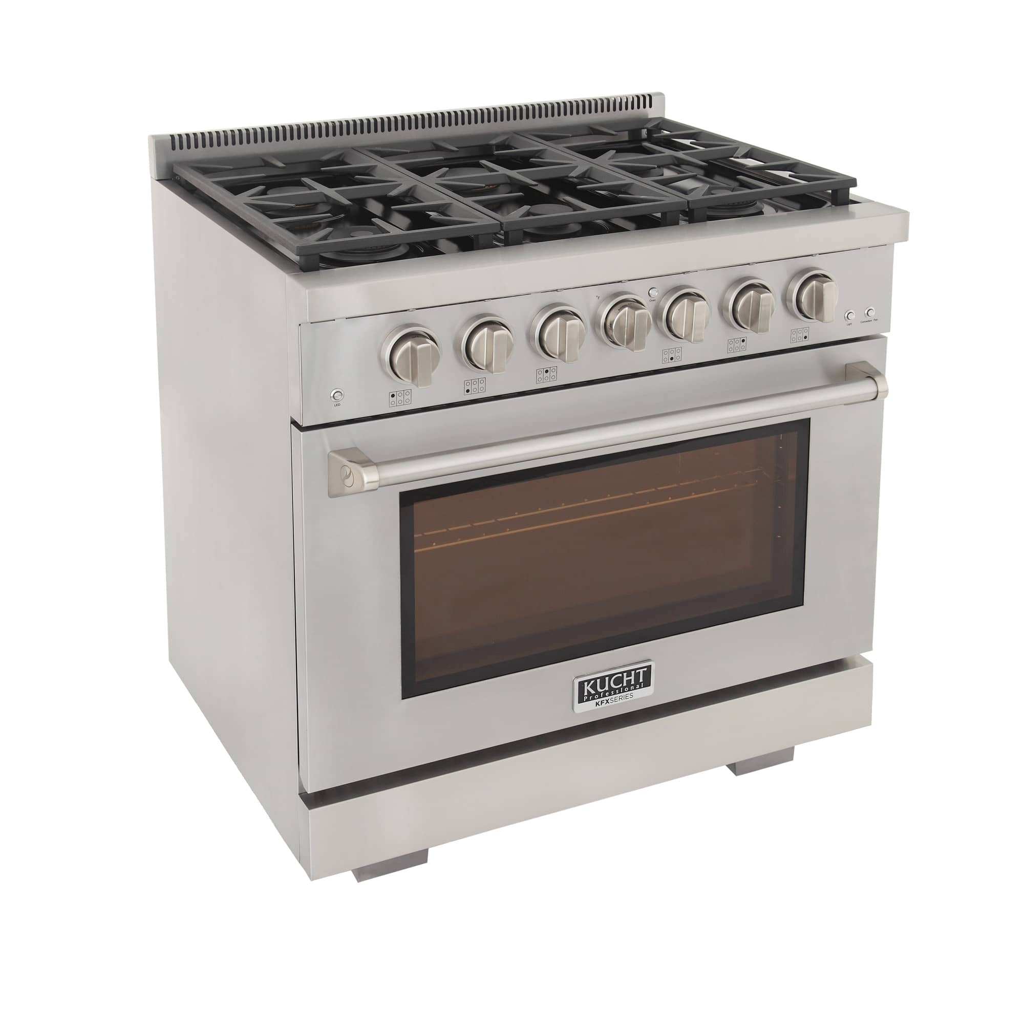 Kucht 36-Inch Propane Gas Range with 5.2 cu ft. Oven (KFX360/LP-S) - Image 12