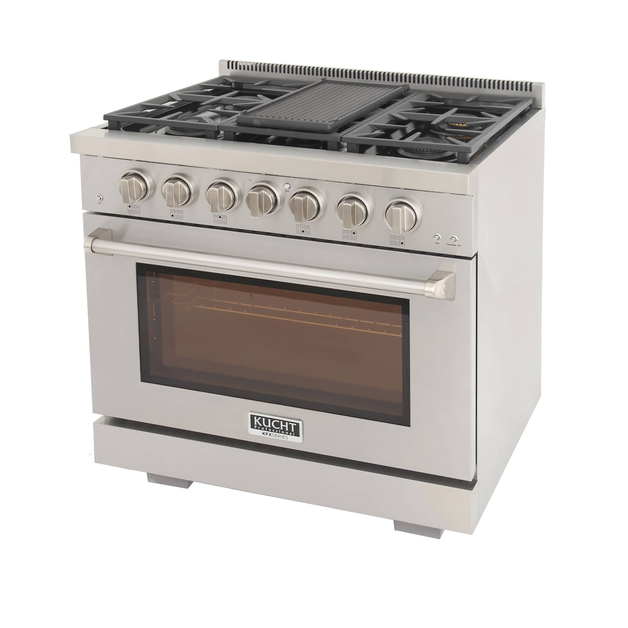 Kucht 36-Inch Propane Gas Range with 5.2 cu ft. Oven (KFX360/LP-S) - Image 14