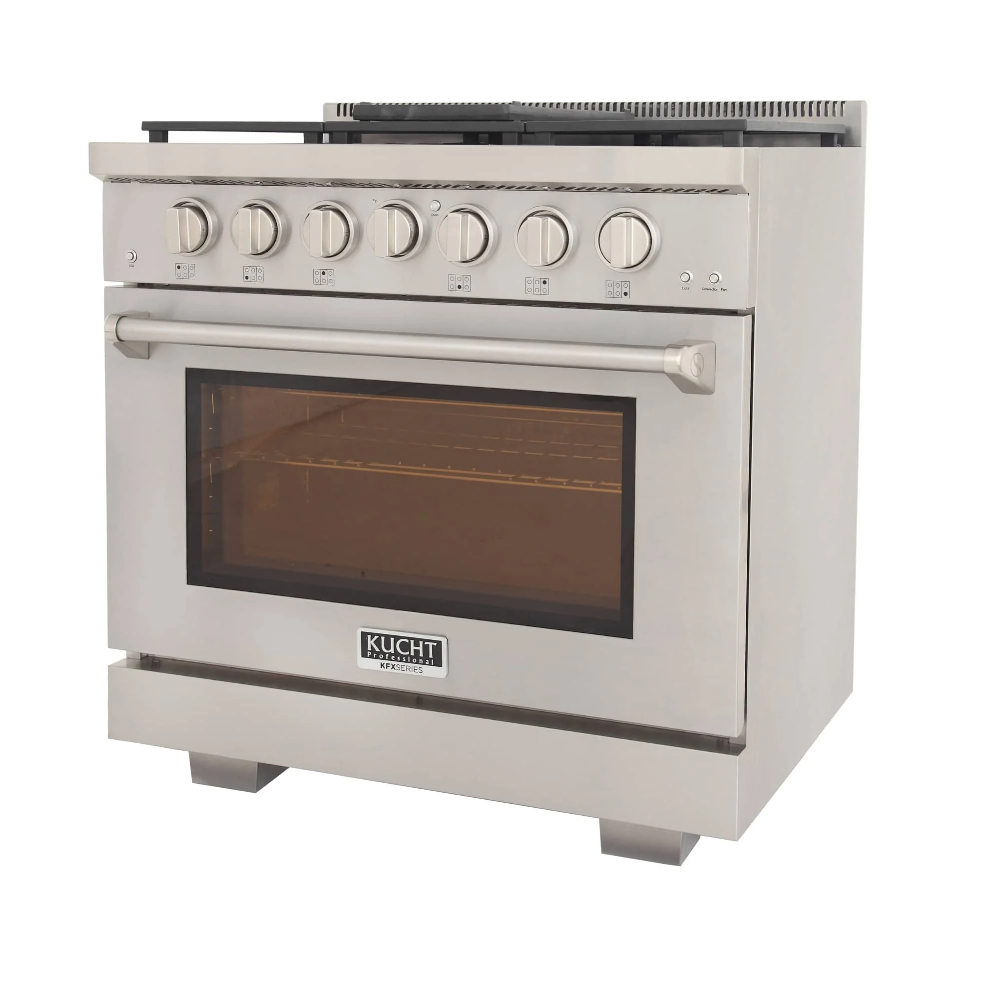 Kucht 36-Inch Propane Gas Range with 5.2 cu ft. Oven (KFX360/LP-S) - Image 15